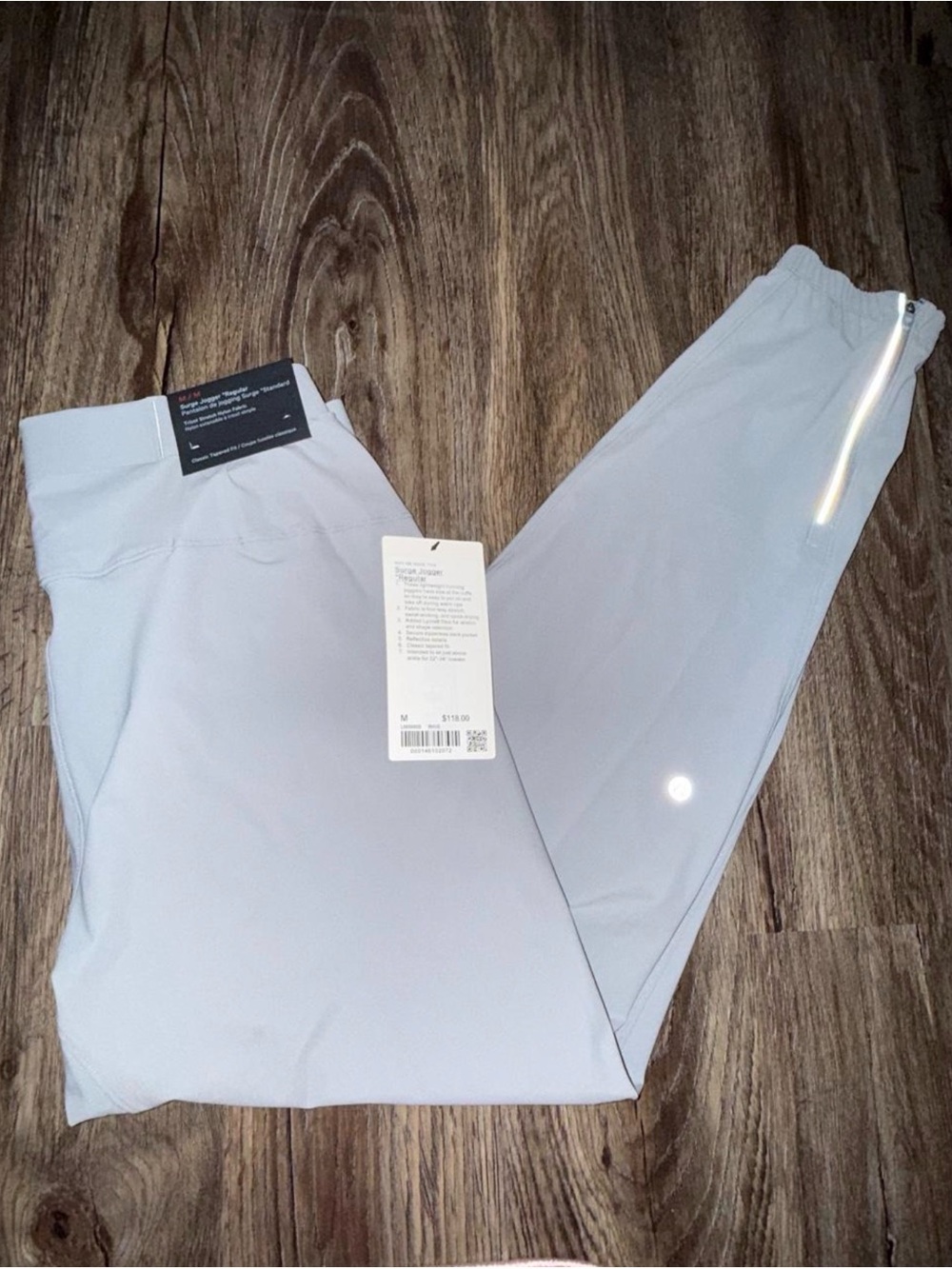 lululemon athletica Men's Light Gray Joggers